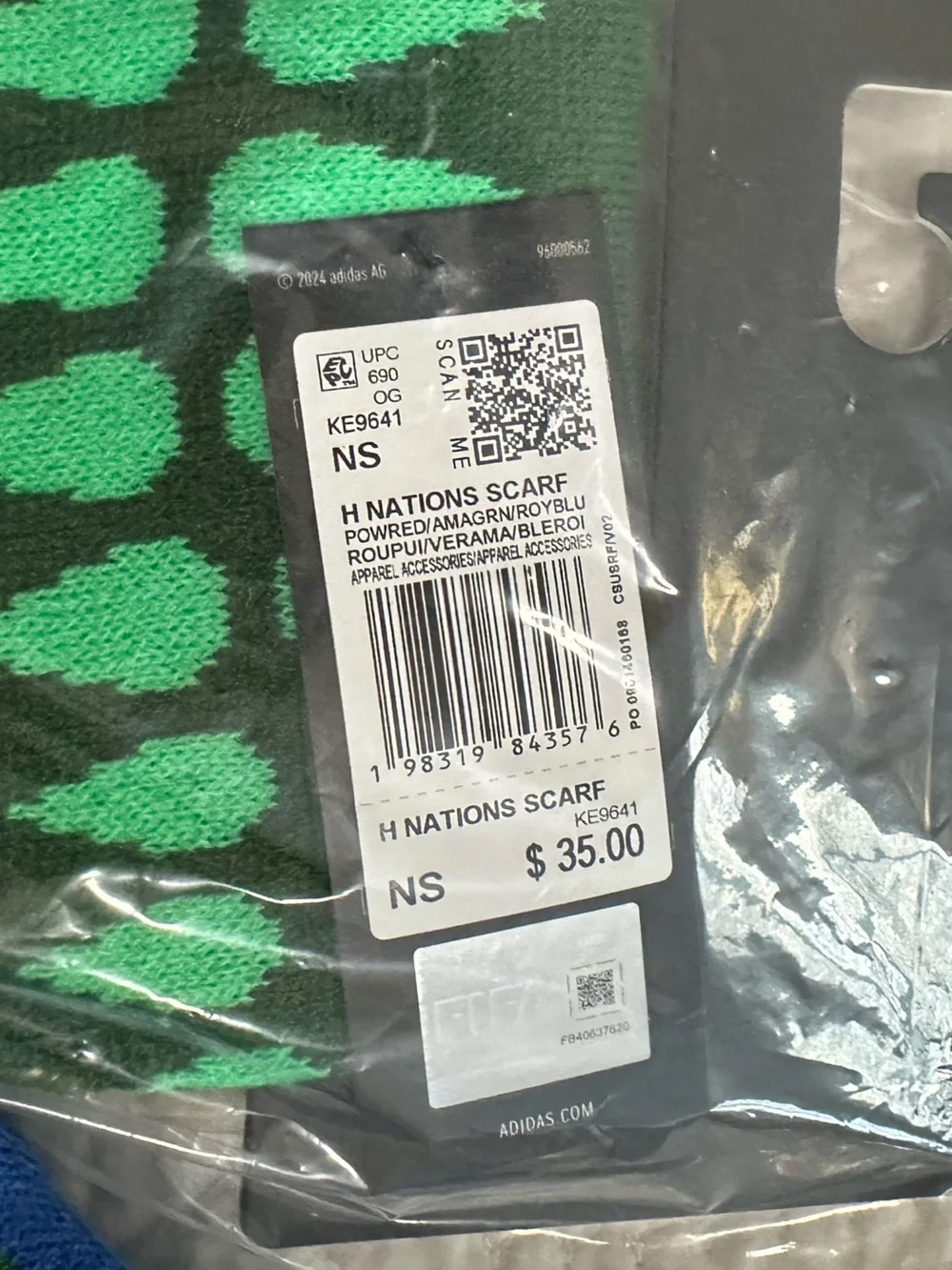 Adidas FIFA World Cup Nations Scarf (USA, Canada, Mexico)